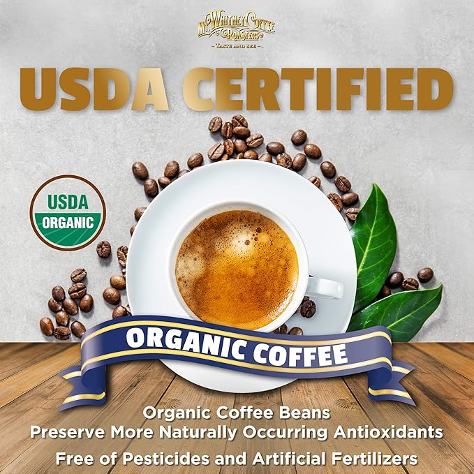 Mt. Whitney Organic Swiss Water, Low Acid, Decaf Coffee from Peru (Ground, 5 Lb)
