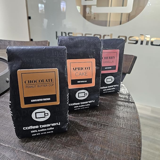 Chocolate Peanut Butter Cup Coffee by Coffee Beanery | 12oz Flavored Ground Medium Roast