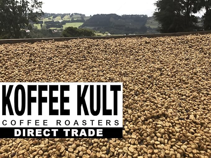 Koffee Kult Thunder Bolt Dark French Roast Whole Bean Coffee - Small Batch 100% Arabica Gourmet Blend, Bold and Well Balanced 32oz Resealable Package