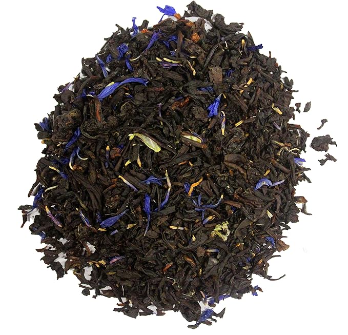 Nelson's Tea Earl Grey Sampler Pack Tea - Loose Leaf Tea Sampler - A Portrait of Earl Grey, Blueberry EarlGrey, Lavender EarlGrey, Raspberry Earl'Grey, Vanilla Caramel Earl'Grey - Sample Sizes