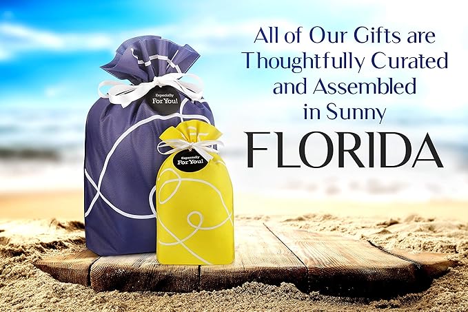 Coffee Lovers Gifts Basket - Gift Sets Include Temperature Retention Insulated Cup and 5 Special Blend Full Pot Ground-Coffee Samplers Presented in Beautiful Gift Bag For Women & Men