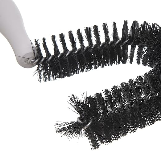 SPARTA 4015300 Polyester Curved Brush, Coffee Decanter Brush With Soft Bristles For Commercial Kitchens, 10 Inches, Black, (Pack of 12)