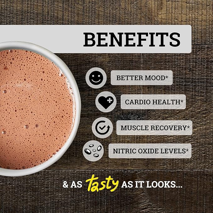 Black Forest High Flavanol Cocoa Powder (1200mg Flavanols & Flavonoids Supplements)10X More Flavanols (Epicatechin) Than Cocoa & 600mg of Epicatechin Supplement for Heart Health, Nitric Oxide & Energy