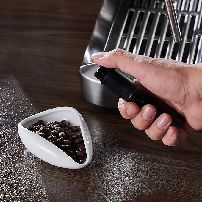 KNODOS Coffee Bean Dosing Cup and RDT Spray Bottle Gift Set Coffee Bar Accessories Ceramic Espresso Dosing Bowl Single Dose Measuring Tray Kit