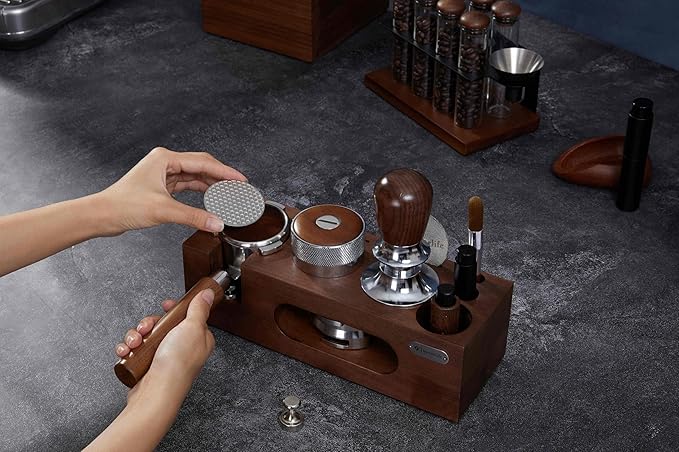 Aluminum dosing Funnel and Puck Screen Set for Breville 54mm Espresso Machines Grinder Trigger Portafilter Funnel