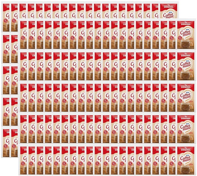 Nestle Coffee mate Original 3 Gram Single Serve Powdered Creamer Packets (Pack of 200)