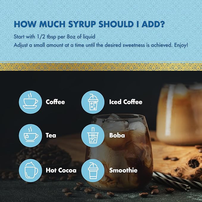 ChocZero French Vanilla Coffee Syrup – Sugar Free Coffee Flavoring, Keto Friendly, Low Carb, No Sugar Alcohols – Vegan, Gluten Free, Non-GMO – 25.4 Fluid Ounces