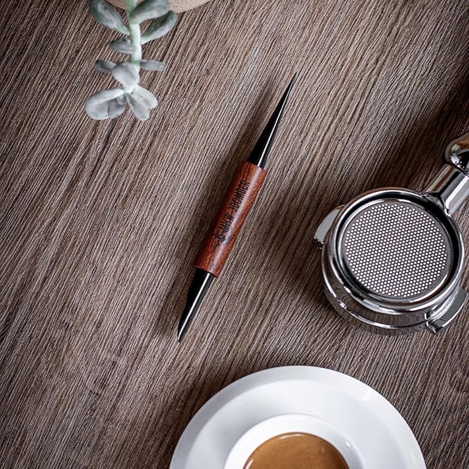 MHW-3BOMBER Latte Art Pen for Barista, Rosewood Coffee Art Pen for Latte, Cappuccino, Macchiato, Espresso Art Tool Barista Gift, CN5400R