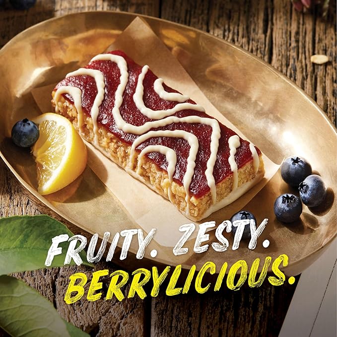 LUNA Bar - Mash-Ups LemonZest + Blueberry Flavor - Gluten Free Snack Bars - Non-GMO - Protein Bars - Made with Organic Oats (15 Pack)