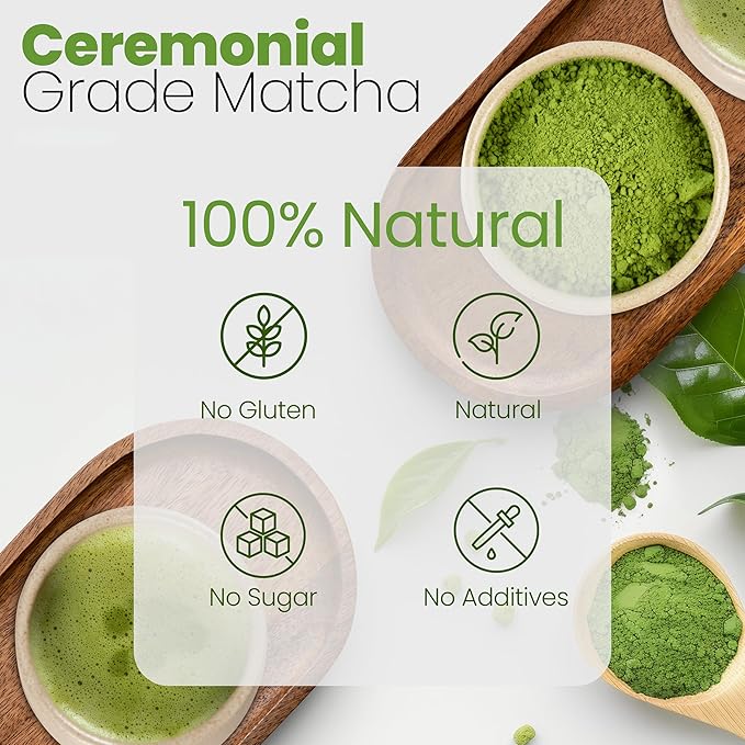 Matcha Wellness - TAKARAMONO Ceremonial Grade Matcha - Premium Japanese First Harvest Stone-Ground Matcha Green Tea Powder from Shizuoka, Smooth Umami for Tea Ceremony, Latte & Daily Wellness