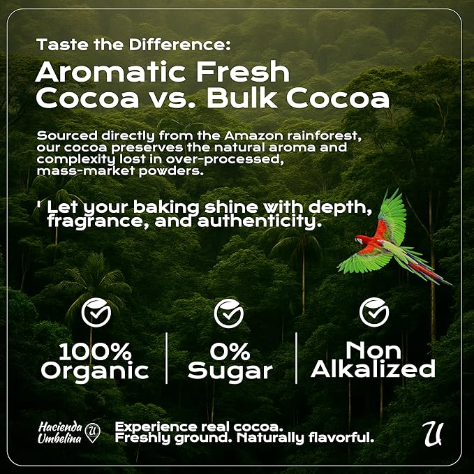 U Chocolate Creations Cacao Powder (2 bags (32 oz))