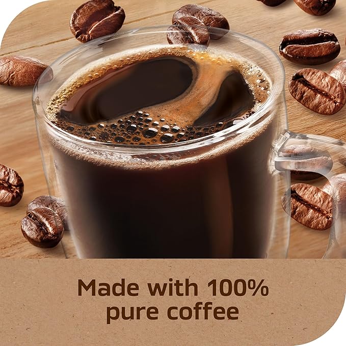NESCAFÉ Taster's Choice Instant Coffee, Dark Roast Coffee, French Roast, 2 Jars (7 Oz Each)