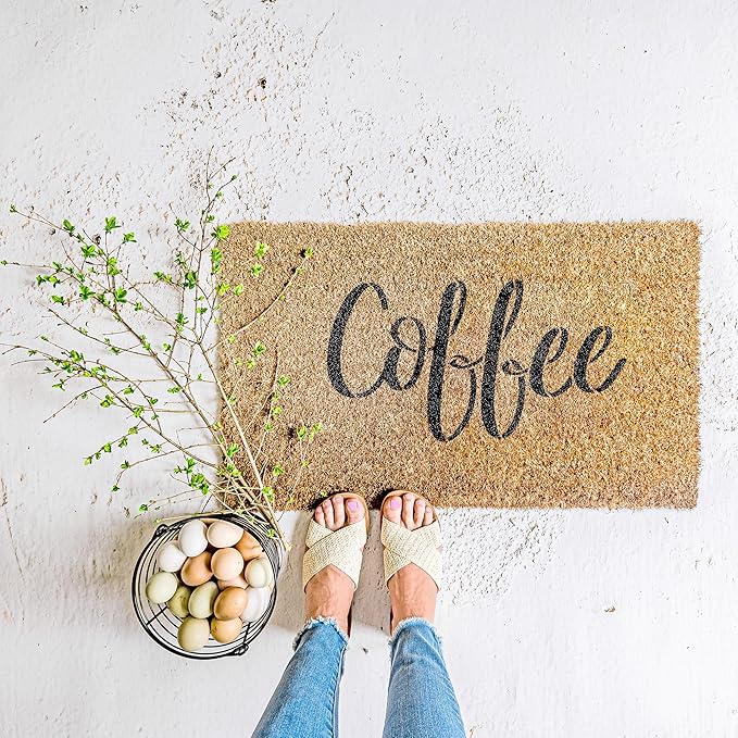 Kitchen Label Coffee Stencil - Easy-to-Use for Personalized Kitchen Stencils, Stencils for Canvas, Stencils for Wood