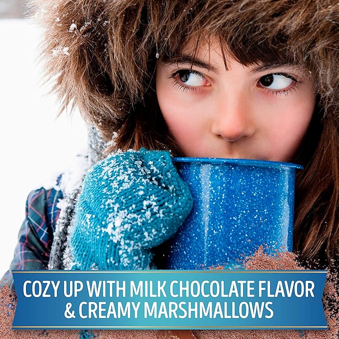 Swiss Miss Chocolate Hot Cocoa Mix With Marshmallows, Hot Cocoa Bar Supplies, 1.38 oz., Envelopes (Pack of 60)