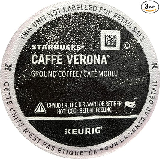 Starbucks Caffe Verona Dark, K-Cup for Keurig Brewers, 96 Count