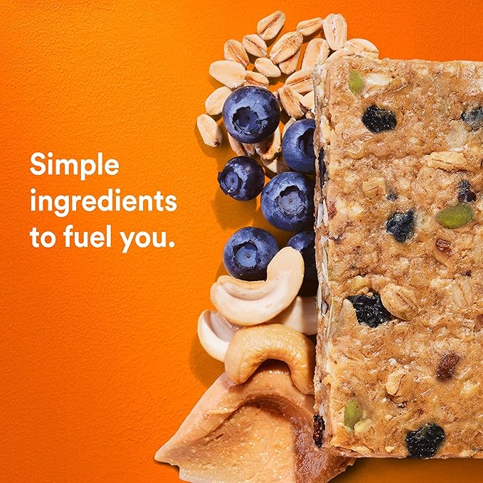 RXBAR Nut Butter and Oat Protein Bars, Protein Snacks, Snack Bars, Blueberry Cashew Butter, 23.2oz Box (12 Count)