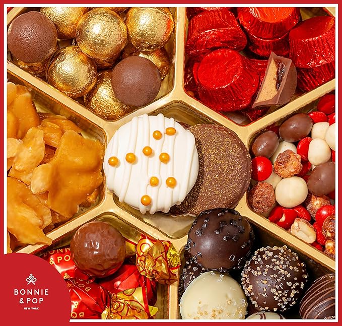 Chocolate Gift Basket- Snack Food Candy Gift Box for Men Women Families Corporate –Bonnie and Pop