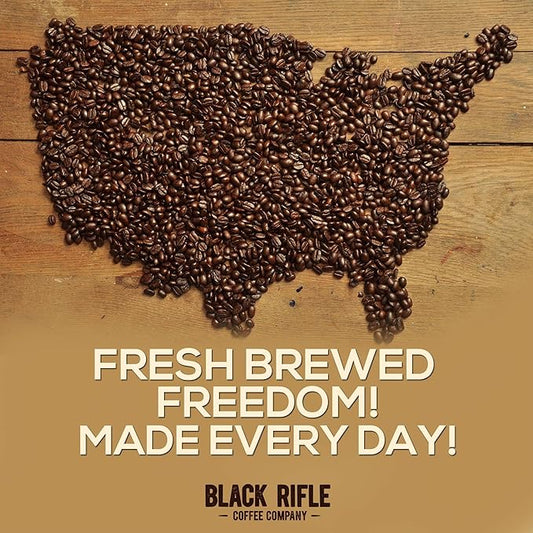 Black Rifle Coffee Company Vanilla Bomb Roast, Medium Roast Ground Coffee, 11 OZ Bag Smooth & Balanced Flavored Blend, Veteran-Founded