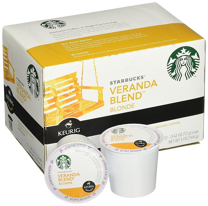 Starbucks Veranda Blend Blonde, K-Cup 12-count