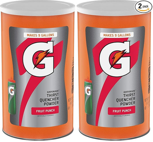 Gatorade Thirst Quencher Powder, Fruit Punch | 76.5 oz | Pack of 2