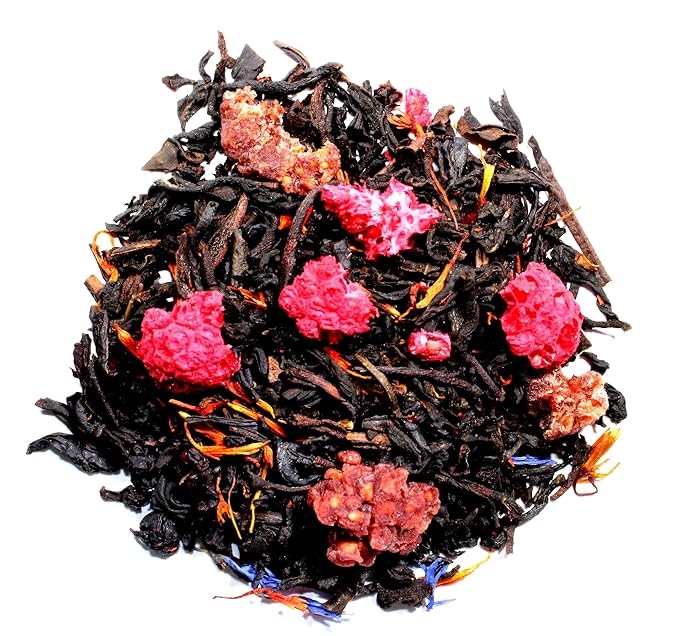 Nelson's Tea Earl Grey Sampler Pack Tea - Loose Leaf Tea Sampler - A Portrait of Earl Grey, Blueberry EarlGrey, Lavender EarlGrey, Raspberry Earl'Grey, Vanilla Caramel Earl'Grey - Sample Sizes