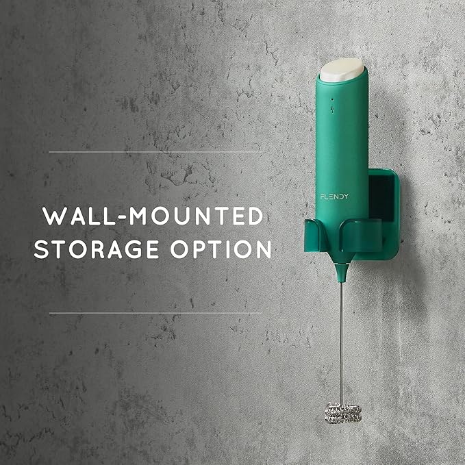Rechargeable Milk Frother Handheld, Coffee Frother Handheld with USB-C Charging Stand, Electric Drink Mixer Handheld, Mini Electric Whisk Frother for Coffee, Matcha, etc