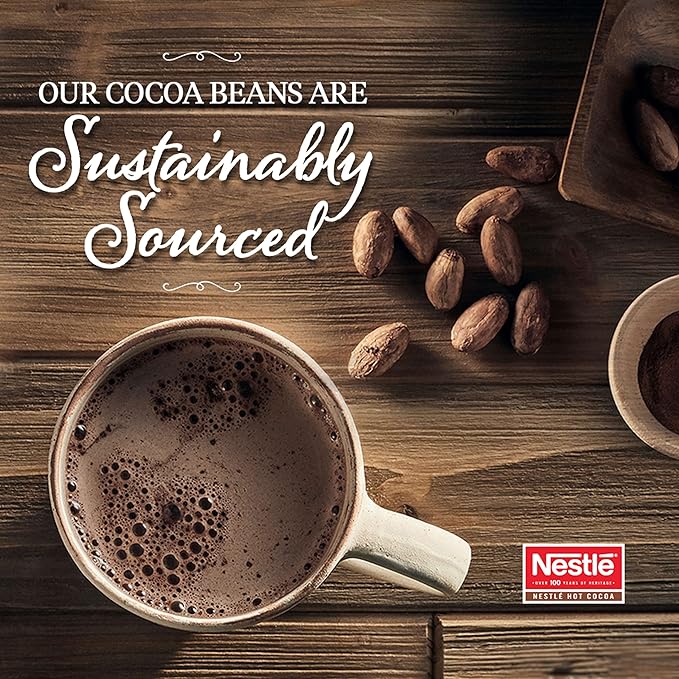 Nestle Hot Chocolate Mix, Dark Chocolate Flavor Hot Cocoa, Bulk Whipped Cocoa, 1.75 lb Bag