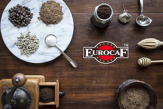 Eurocaf Espresso Italiano, Blended Whole Bean Coffee, Medium Roast, 2.2 Ib bag, Original Italian Coffee (Pack of 1)