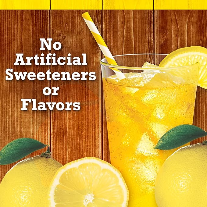 Country Time Lemonade Powdered Drink Mix, 1 Canister, for Flavorful Hydration and Shareable Refreshment, Naturally Flavored with Other Natural Flavor, No Artificial Sweeteners or Flavors, 63 oz