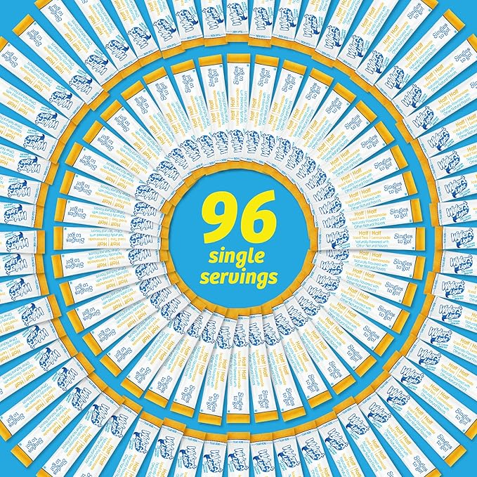 Wyler's Light Singles To Go Powder Packets, Water Drink Mix, Half Iced Tea/Half Lemonade, 96 Single Servings (Pack of 12)