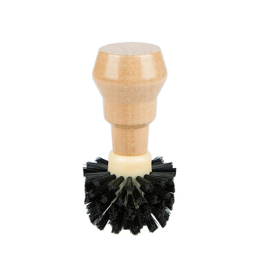 51/58MM Portafilter Cleaning Brush Professional Barista Espresso Coffee Cleaning Brush Tool with Wooden Handle