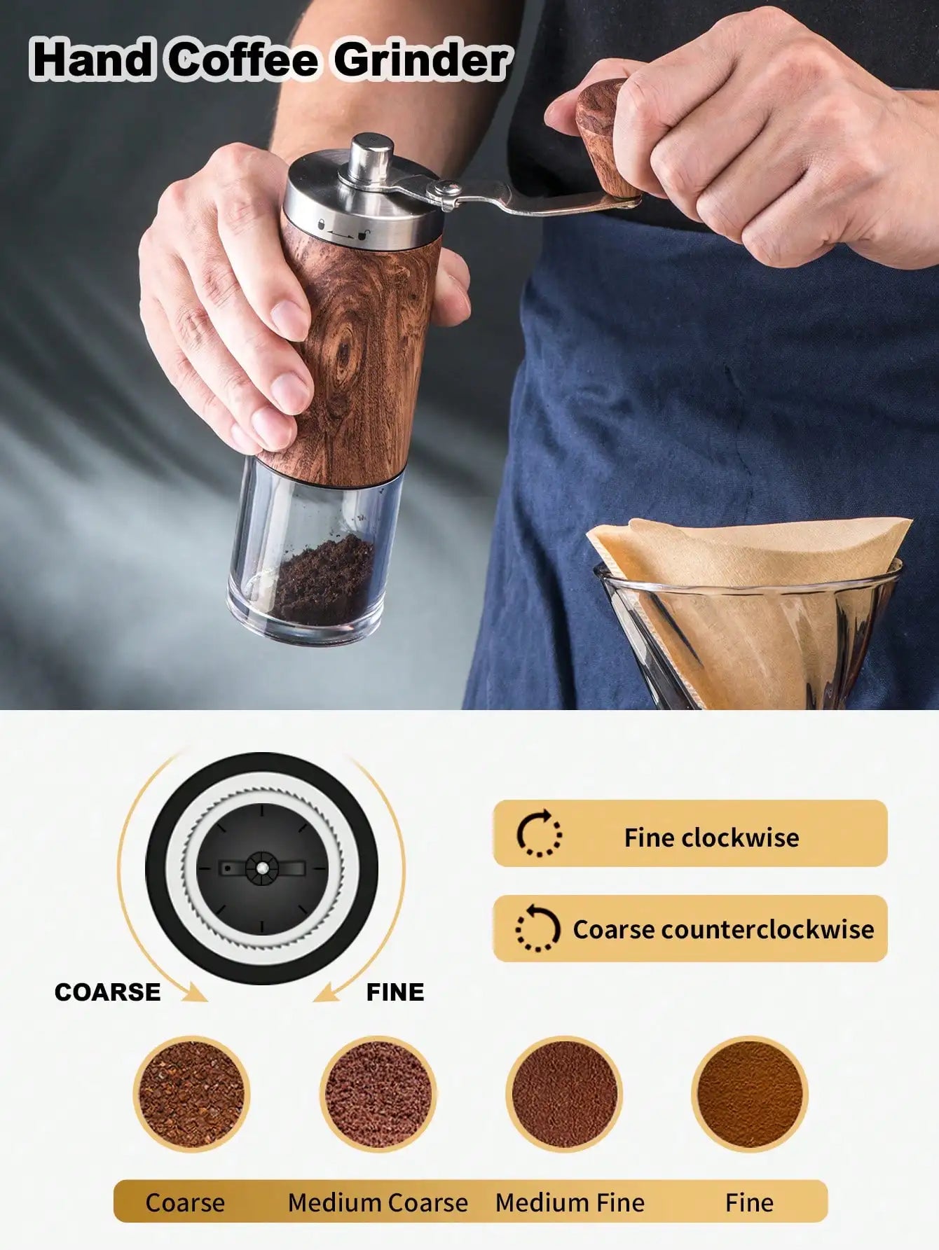 1 set Pour Over Coffee Maker Set, Coffee Starter Kit, Portable Coffee Set, Travel Coffee Accessories Tools, Festival Gifts